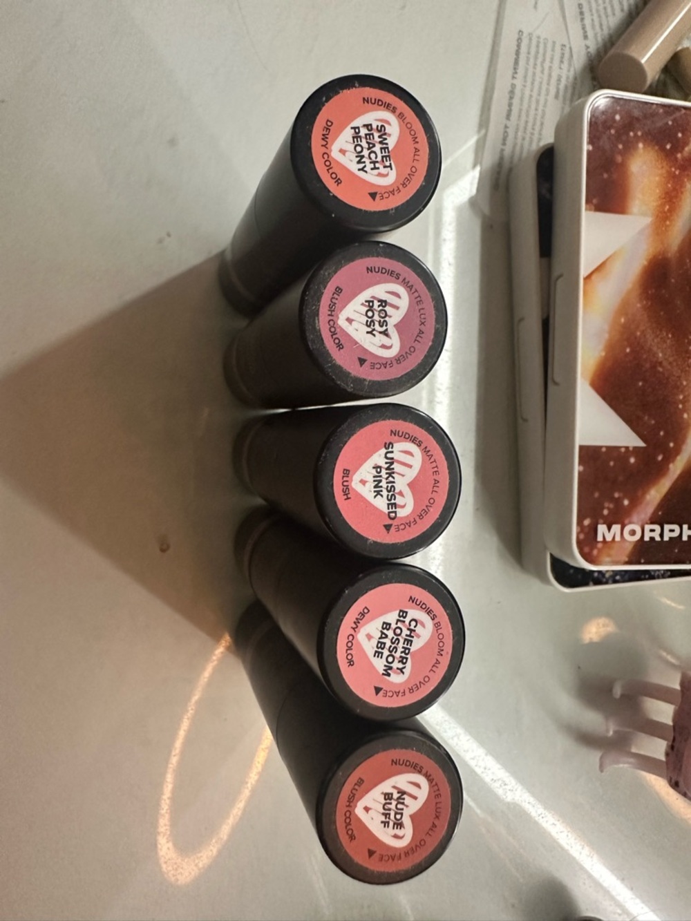 Nudies stix blush lot - Assorted Pink & Peach Shades
